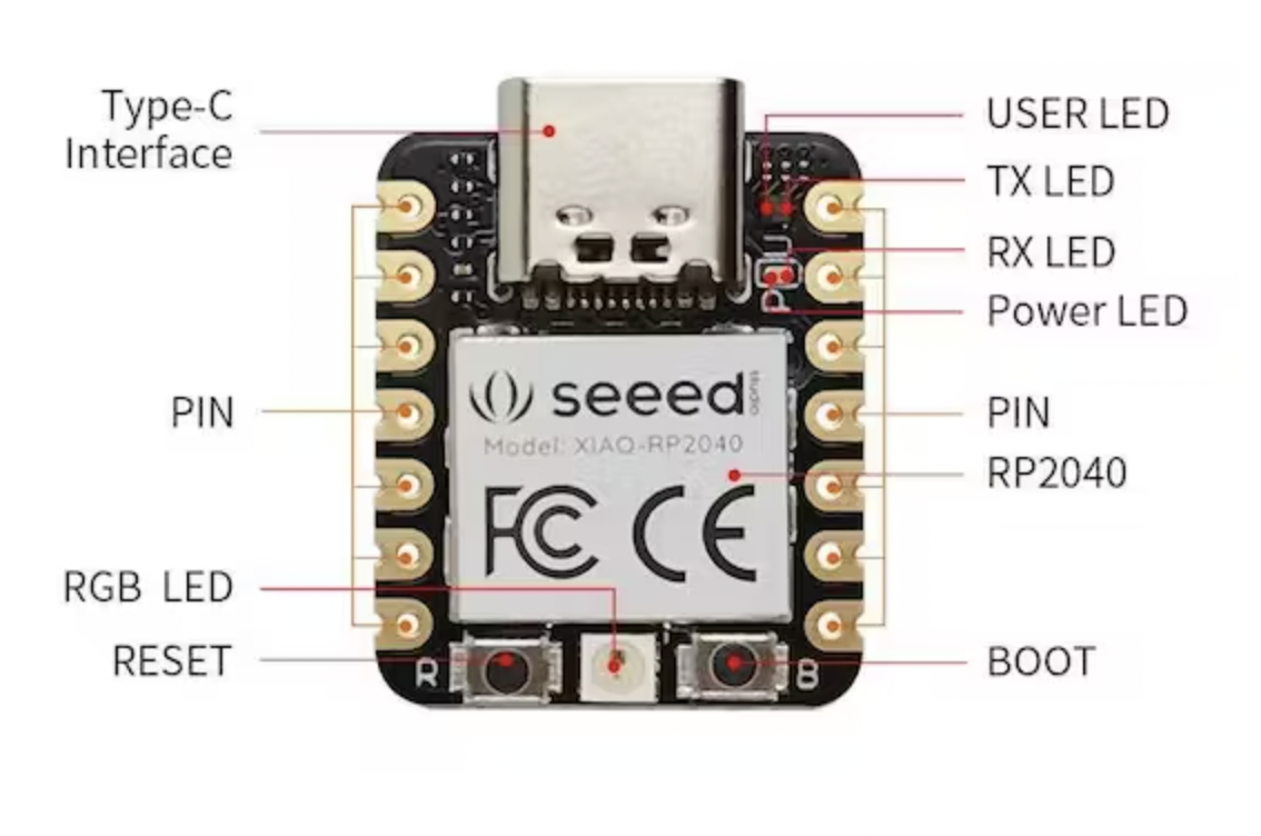 Connect BME280 to Seeed Studio Xiao RP2040 : 4 Steps